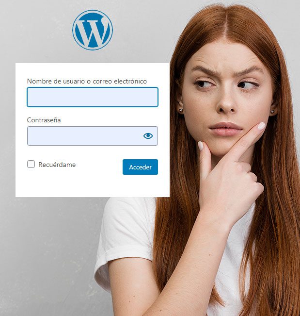 Acceso temporal al Administrador Wordpress